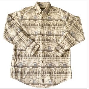 NWT Woolrich Vintage Deadstock Chamois Fisherman Shirt Gorpcore Camping Size XL